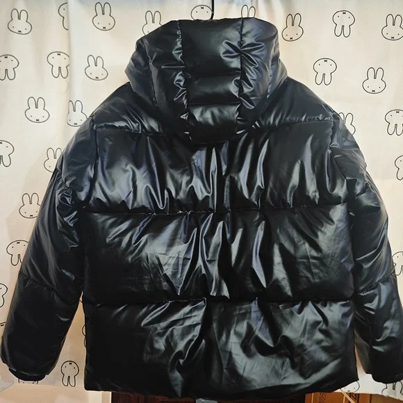 Prada Black Hooded Down Jacket - Picture 8 of 11